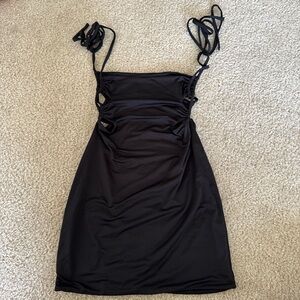 Princess Polly Black Strappy Dress
